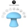 Picture of MUSHROOM Wireless Control Massage Vibrator 9 Vibrating Patterns *Blue