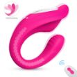 Picture of RIBBON Dual Motor Remote Controlled Rechargeable Love Egg Vibrator*Rose