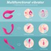 Picture of RIBBON Dual Motor Remote Controlled Rechargeable Love Egg Vibrator*Rose