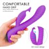 Picture of MOONLIGHT Thrusting Rabbit Vibrator with LED Light*Purple