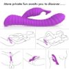 Picture of MOONLIGHT Thrusting Rabbit Vibrator with LED Light*Purple