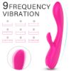 Picture of INSTINCT Ergonomic Silicone Rabbit Vibrator*Rose