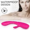 Picture of INSTINCT Ergonomic Silicone Rabbit Vibrator*Rose