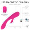 Picture of INSTINCT Ergonomic Silicone Rabbit Vibrator*Rose