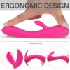 Picture of INSTINCT Ergonomic Silicone Rabbit Vibrator*Rose