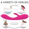 Picture of INSTINCT Ergonomic Silicone Rabbit Vibrator*Rose