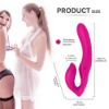 Picture of NAMI Rechargeable Strapless Strap-On Dildo Vibrator*Rose
