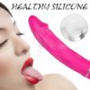 Picture of CICI  Dual Dildo Soft Whip Couple's Vibrator*Rose
