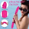 Picture of CICI  Dual Dildo Soft Whip Couple's Vibrator*Rose