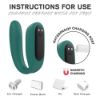 Picture of BAUD Remoet Contolled Wearable Couple's Massager Love Egg Vibrator*Green