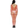 Picture of ROLAND Fishnet Crotchless Baby Bodystocking*Red