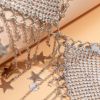 Picture of Platinum Shiny Squin Rhinestone Chest Bra Chain
