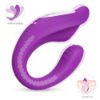 Picture of RIBBON Dual Motor Remote Controlled Rechargeable Love Egg Vibrator*Purple