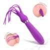 Picture of SQUID Dual Motor Octopus Whip Vibrator*Purple