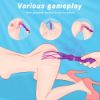 Picture of SQUID Dual Motor Octopus Whip Vibrator*Purple