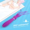 Picture of SQUID Dual Motor Octopus Whip Vibrator*Purple