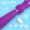 Picture of SQUID Dual Motor Octopus Whip Vibrator*Purple