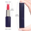 Picture of LIPSTICK 3 Stimulation Lipstick Vibrator*Blue