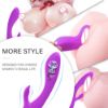 Picture of INSTINCT Ergonomic Silicone Rabbit Vibrator*Purple