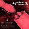 Picture of FATE 3 in 1 Clitoral Stimulator Tongue Licking Thrusting G Spot Egg Vibrator*Rose