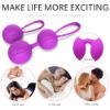 Picture of LOVER Kegel Strength Exercise Silicone Jiggle Ball Set*Purple