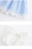 Picture of Blue and White Plaid 7 Piece French Maid Costume