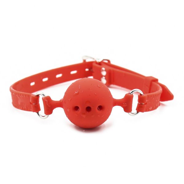 Picture of Bondage Silicone Adjustable Ball Gag*All Red