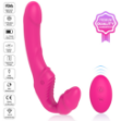 Picture of NANA Remote Controlled Love Rider Strapless Strap-On Dildo Vibrator*Rose