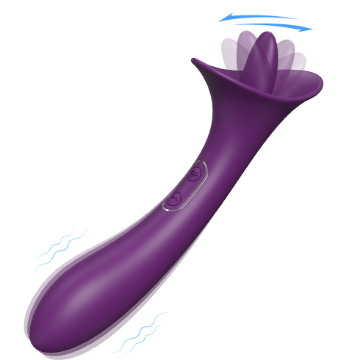Picture of TARA Rechargeable G-Kiss G-Spot and Clitoral Vibrator*Purple