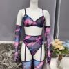 Picture of LUNA Sexy Tie Dye Lingerie Set