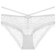 Picture of MAYA White See-through Lace Cross Strap High Elasticity Underwear