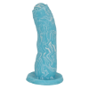 Picture of Blue & White Glow In The Dark Silicone Dildo 5.7 Inch